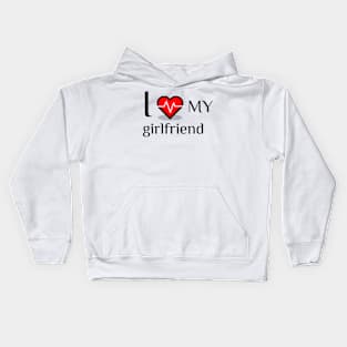 I heart my Girlfriend Kids Hoodie